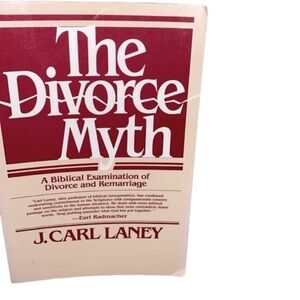 The Divorce myth Bible & spiritual based paperback book vintage